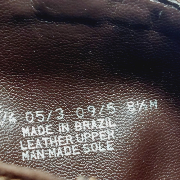 Franco Sarto Tall Brown Leather Suede Block Heel Rounded Toe Boots X230 - Picture 14 of 15